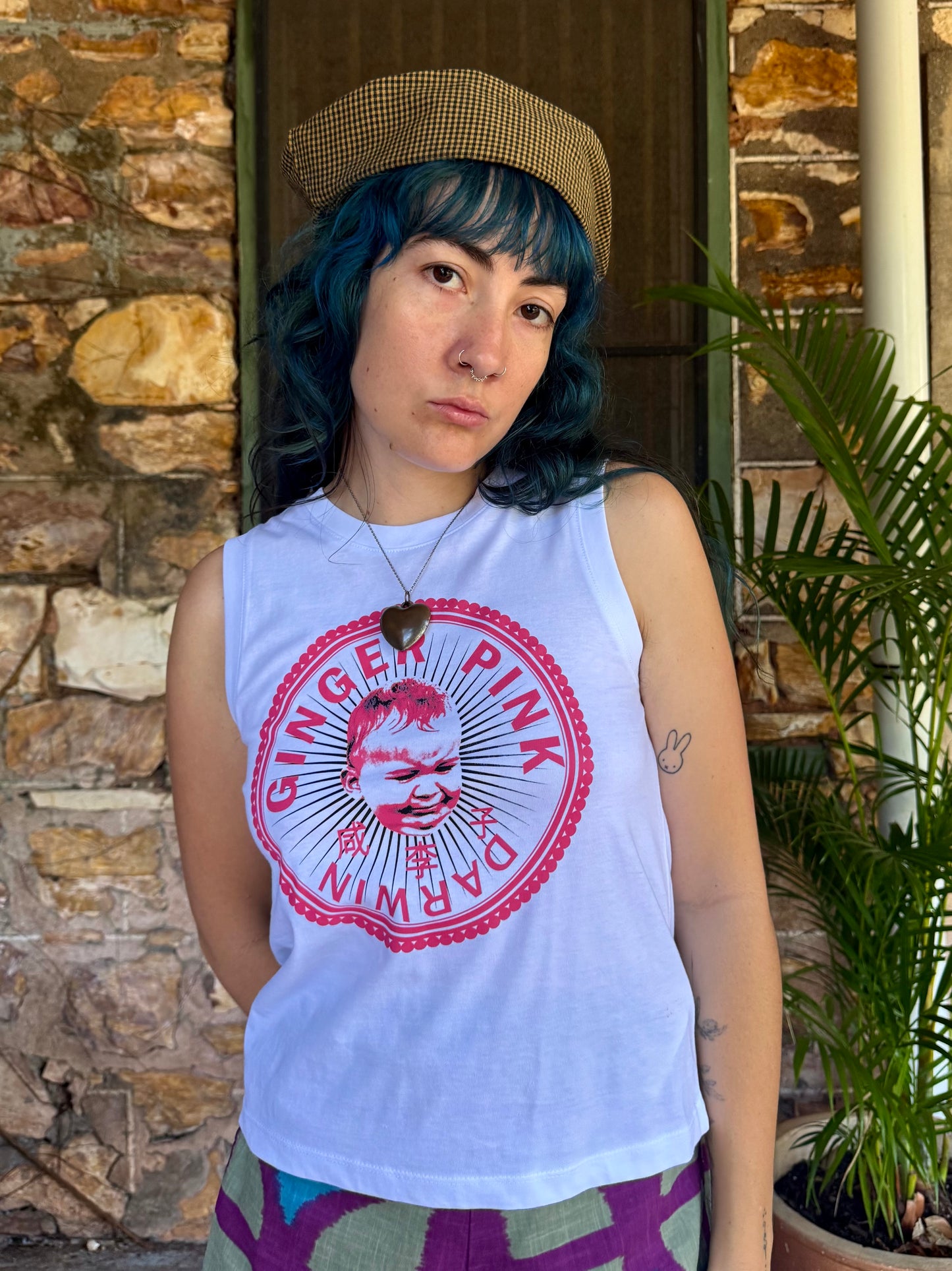 Boy Logo Singlet in White
