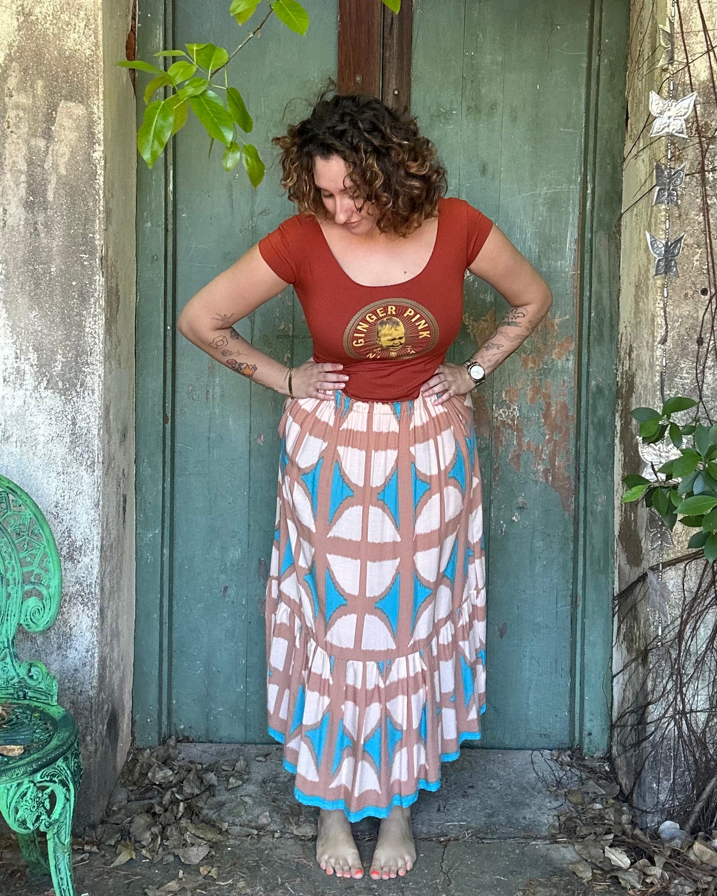 Ruffle Skirt in various Breezeblock Colourways