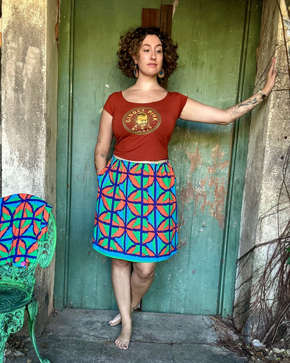 Simple Skirt in Jungle Juice