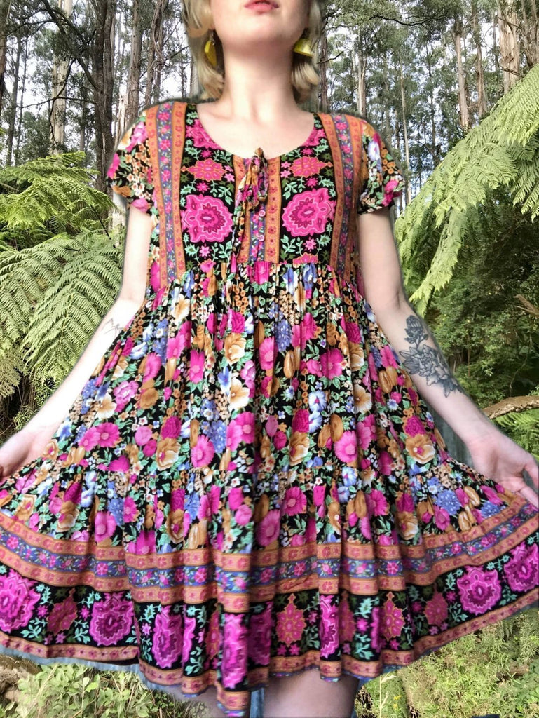 CRY BABY Dress in Gypsy Black ON SALE - Ginger Pink Darwin - ethical fashion - darwin clothing shop - darwin clothing store - darwin fashion
