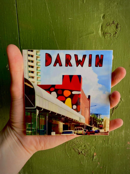 Coasters/Tiles of Darwin, suburbs and beyond, and street art-(Ceramic) - Ginger Pink Darwin - ethical fashion - darwin clothing shop - darwin clothing store - darwin fashion