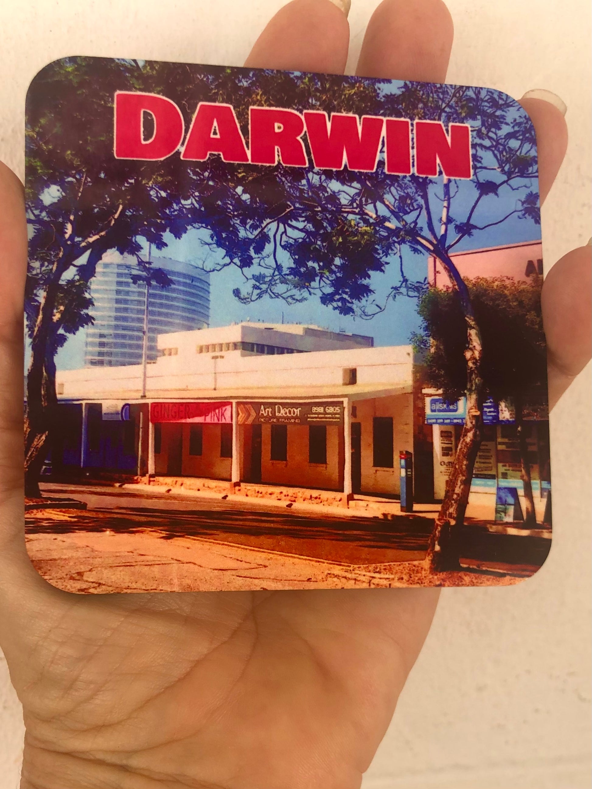 Coasters- Darwin, suburbs and beyond, and street art  (MDF) - Ginger Pink Darwin - ethical fashion - darwin clothing shop - darwin clothing store - darwin fashion